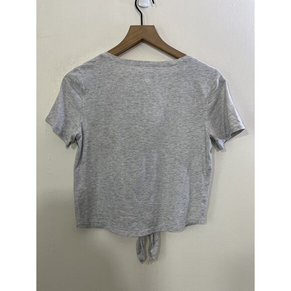 Lululemon Crop Knot Gonna Fly Tee S Minimalist Athleisure Pilates Capsule Gym - Picture 2 of 10